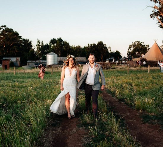 Real Wedding – Kat & Matt, Newlyn VIC